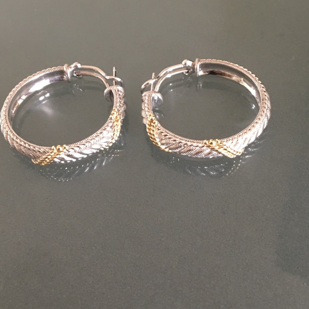 Judith Ripka Hoop Earrings